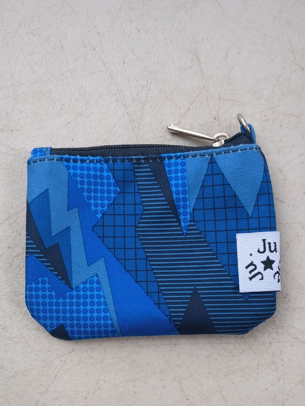 Ju-Ju-Be Blue Geometric Mini Coin Pouch